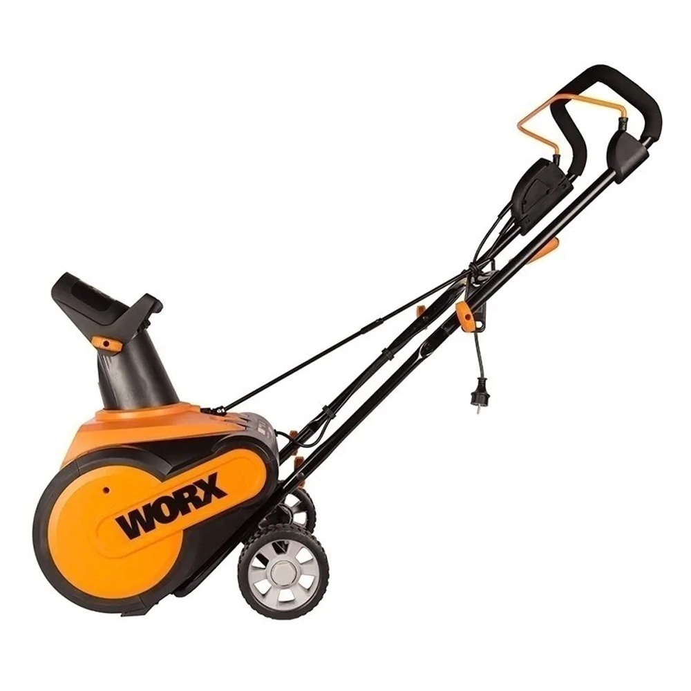 WORX WG450E снегоуборщик электрический 1600Вт, ковш 46 см, выброс 7.5 м