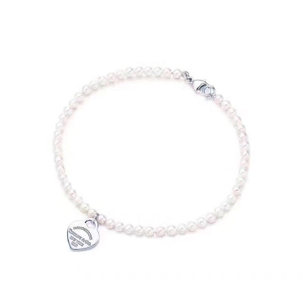 Браслет из серебра и жемчуга, Tiffany 💠 В наличии