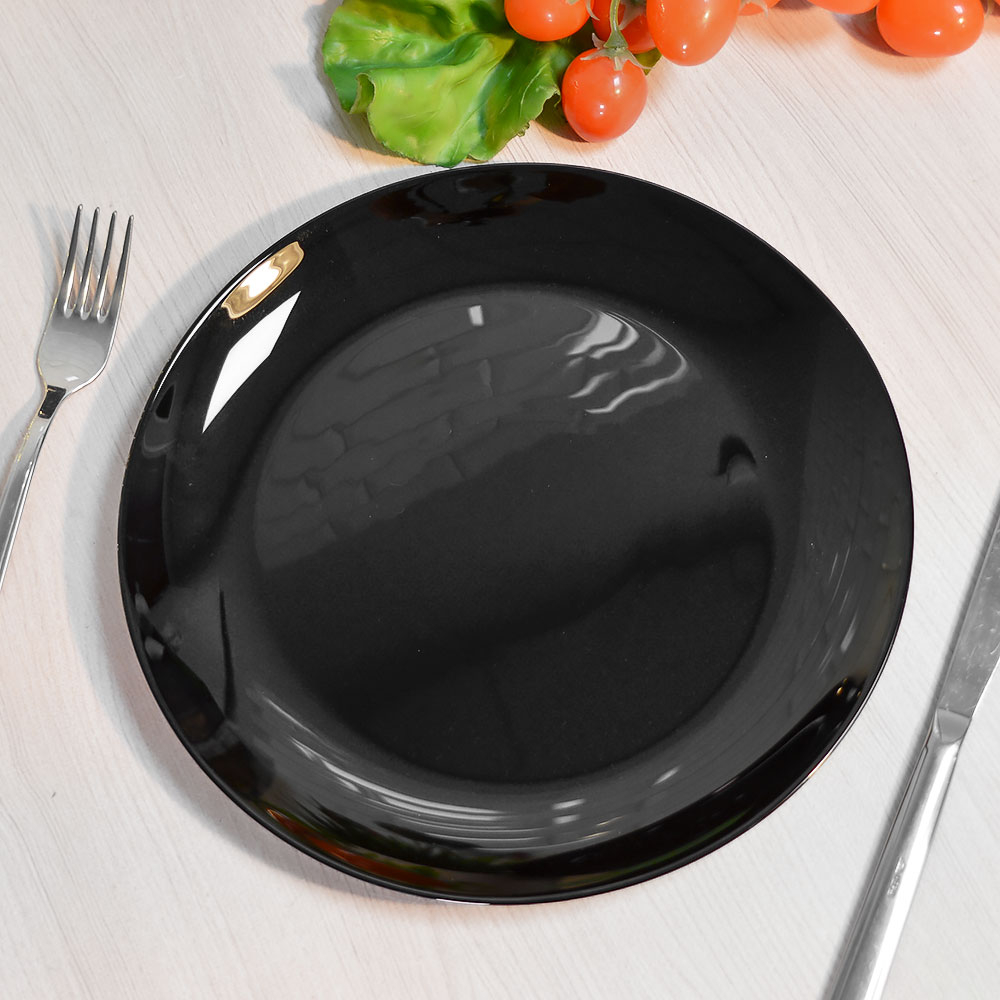 Набор тарелок обеденных 6шт 24см "Norma nero" Prima Collection