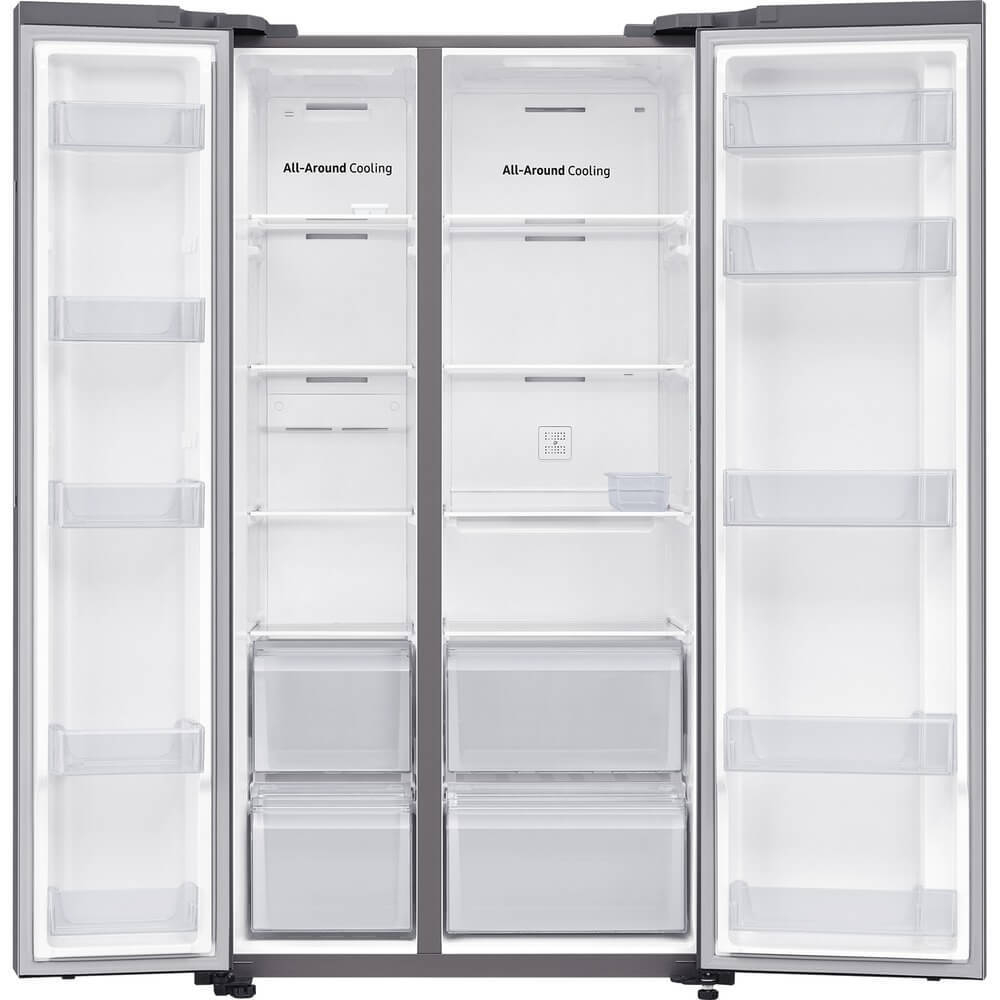 Холодильник Samsung RS61R5001M9/WT side by side, серебристый