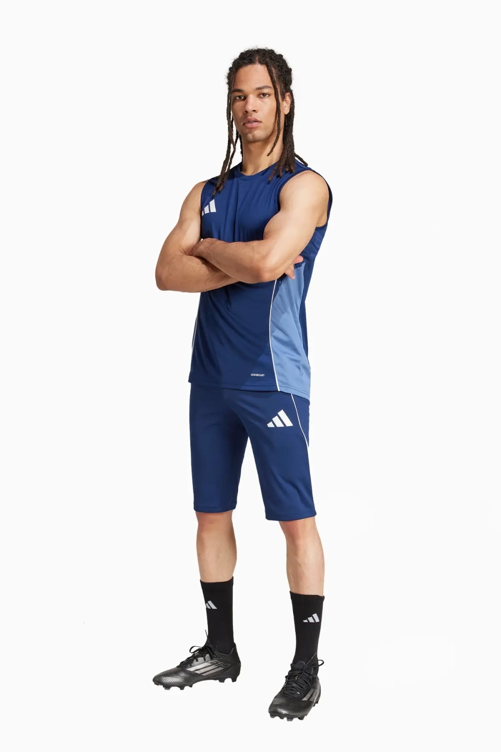 Майка без рукавов adidas Tiro 25 Competition Training - темно-синий