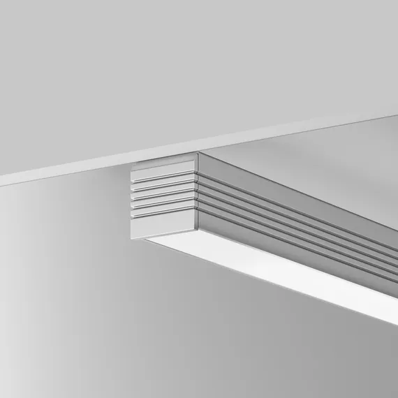 Алюминиевый профиль накладной 35x35 (Серебро, 2 м), ALM-3535AT-S-2M 631008 Led Strip 631008