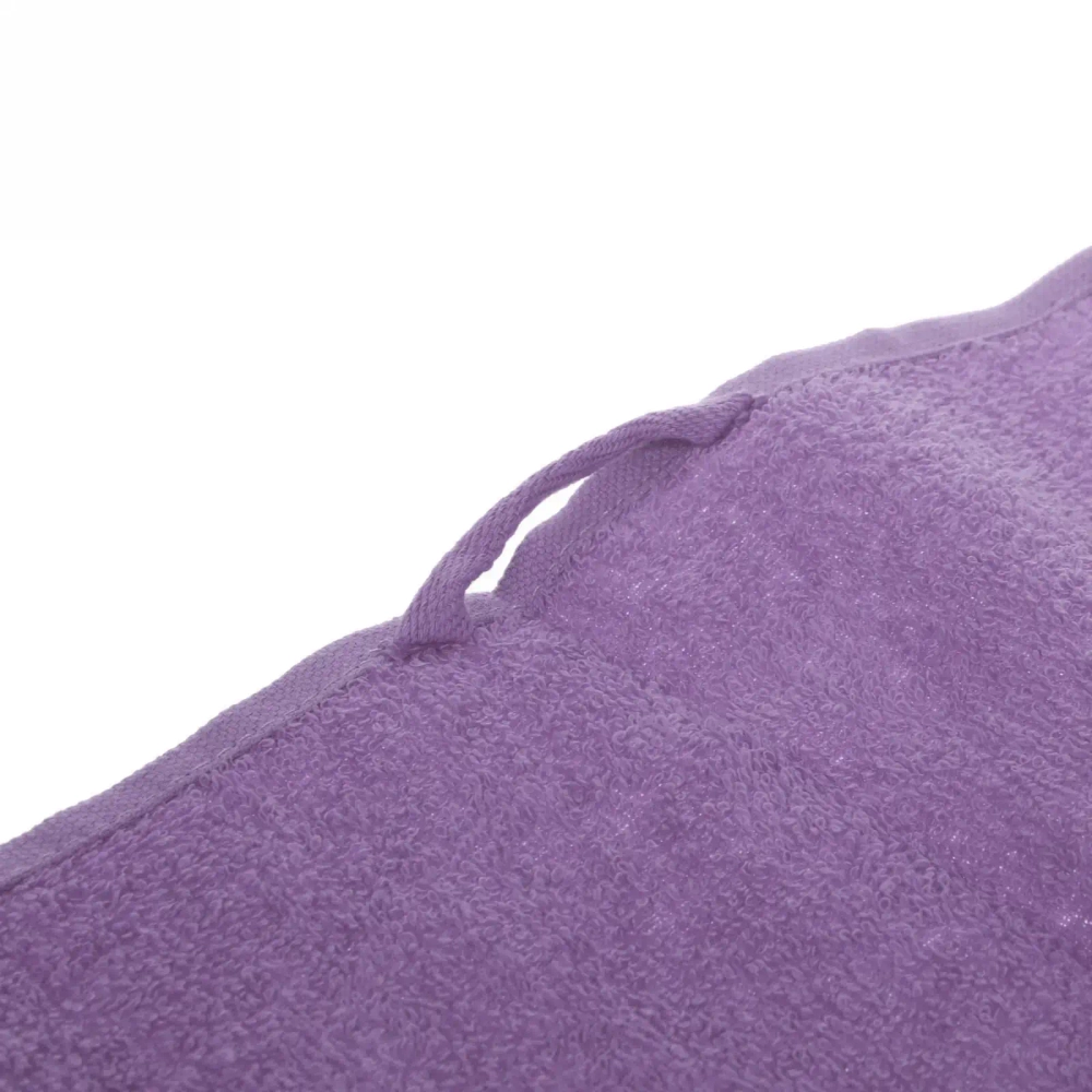 Полотенце махровое 70*140см «LUNA» цвет сиреневый 10250 плотность 360гр/м2 с петелькой-подвесом