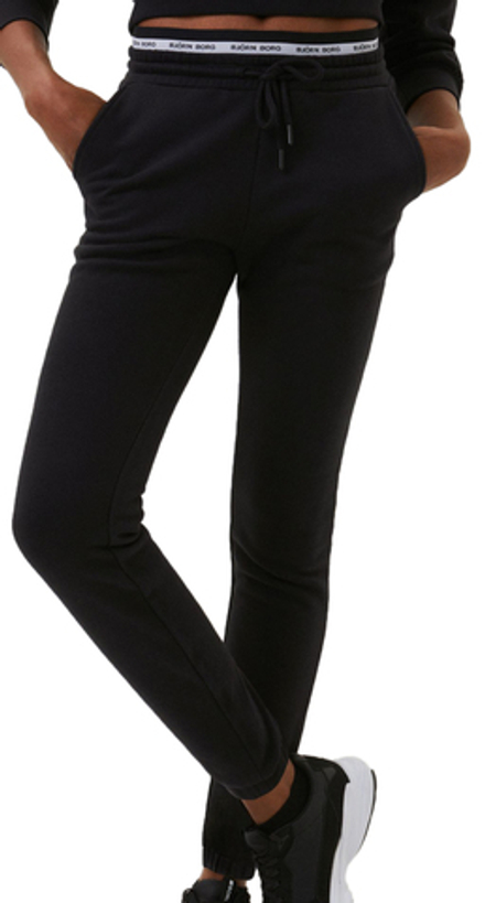 Женские теннисные брюки Bjorn Borg Stockholm Elastic Pants W - black beauty