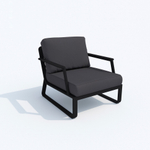 Диван двухместный Ideal Patio ЭСТИВО антрацит