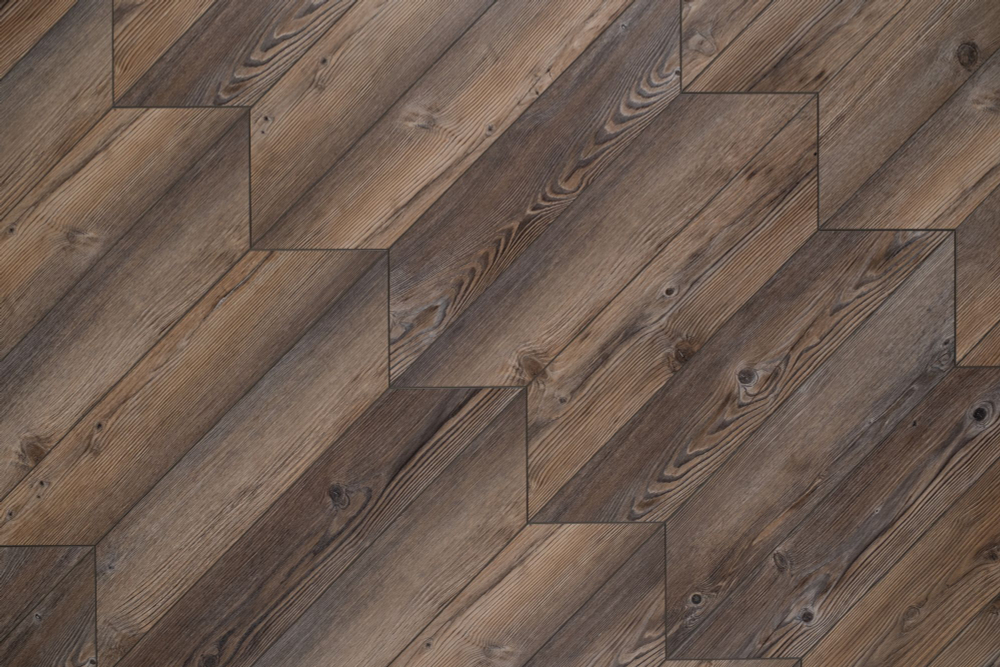 Кварц-виниловая плитка Aquafloor Parquet Chevron GlueAF2557PGCh