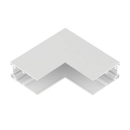 509136 Соединитель вертикальный угловой UNO для накладного трека 509016/509026 БЕЛЫЙ