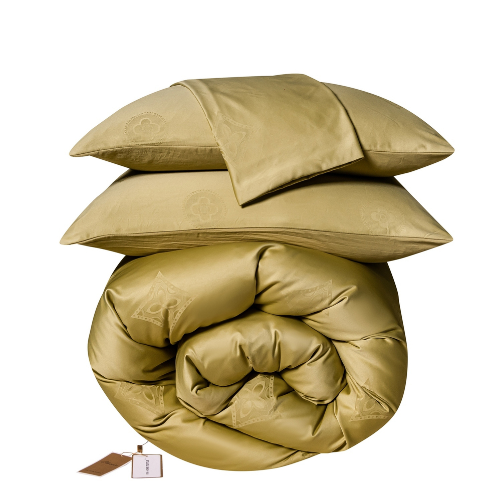 Комплект постельного белья Сатин Жаккард на резинке GCR010