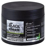 МЫЛО-СКРАБ ДЛЯ ТЕЛА ЧЕРНОЕ ГУСТОЕ С АКТИВИРОВАННЫМ БАМБУКОВЫМ УГЛЕМ BLACK CLEAN 300 мл