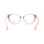 Оправа бабочка YANI S11812 C15 бежевая с золотом