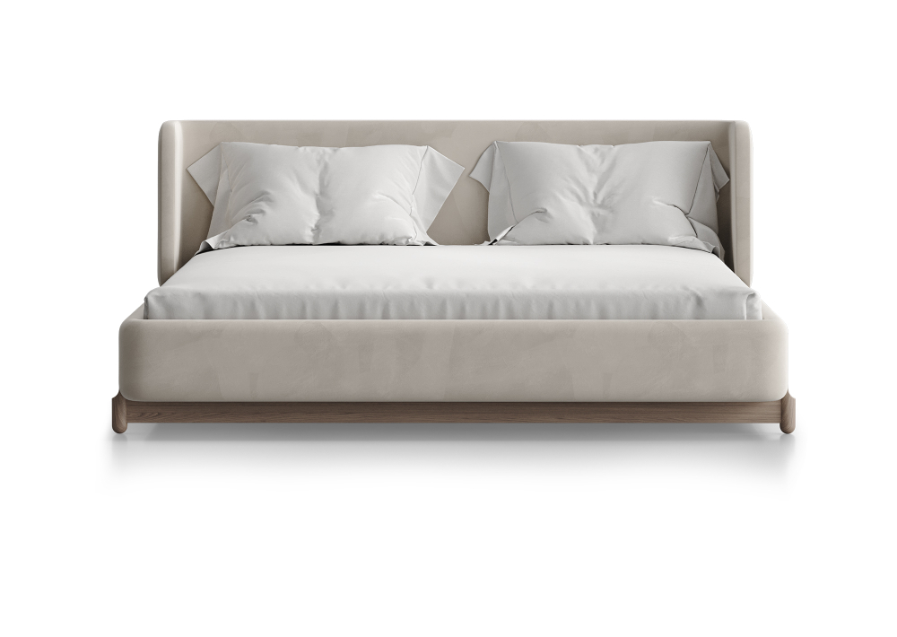 Кровать Basic спальное место 160*200 см (молочный, антивандальная)