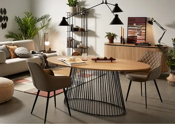 Стул Aminy серо-коричневый