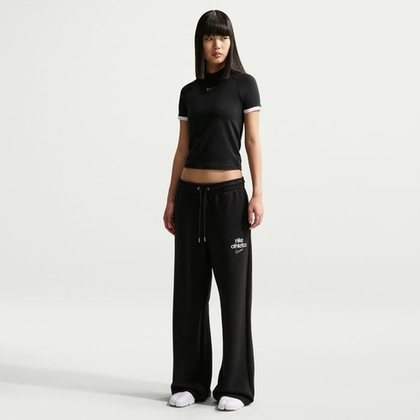 Брюки спортивные женские NIKE W NK PHNX FLC HR PANT WD GLS