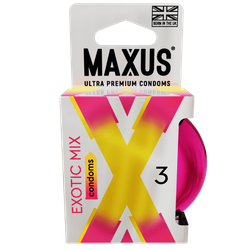 Презервативы MAXUS Exotic Mix, ароматизированные, 3 шт