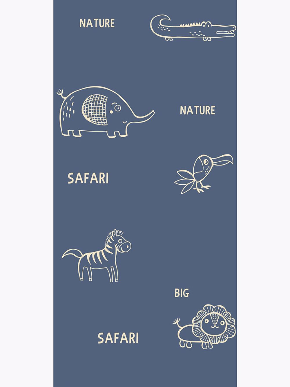 Постельное белье Сказка "SAFARI" 1,5-сп Наволочка 50х70 см 1 шт Простынь 150х215 см Пододеяльник 145х215 см, перкаль