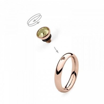 Шарм Qudo Bottone Jonquil 5 мм 630128 BR/RG