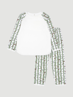 Пижама с длинным рукавом Mjölk Birch Trees, уценка