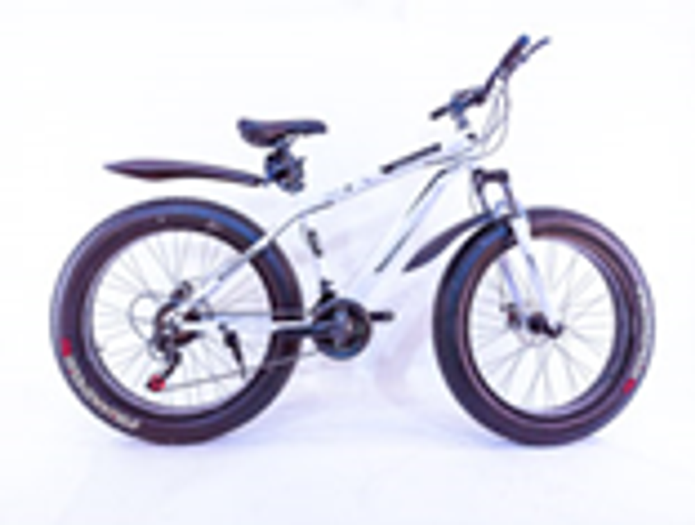 Велосипед Fatbike Dinos 26" 21скор (стальная рама, диск. тормоз) Белый (DIN-31-6)
