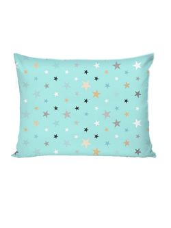 Постельное белье бязь Сказка "Звезды (мята)" Наволочка 50х70 см 1 шт Простынь 150x215 см  Пододеяльник 145х205см