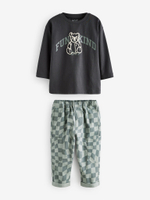 Брюки и лонгслив в комплекте для мальчика Next B69-747, Серый, Голубой