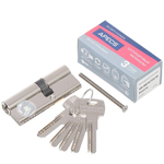 Личинка замка двери Apecs, SM-80(35/45)-NI, 9065, 80 мм, никель