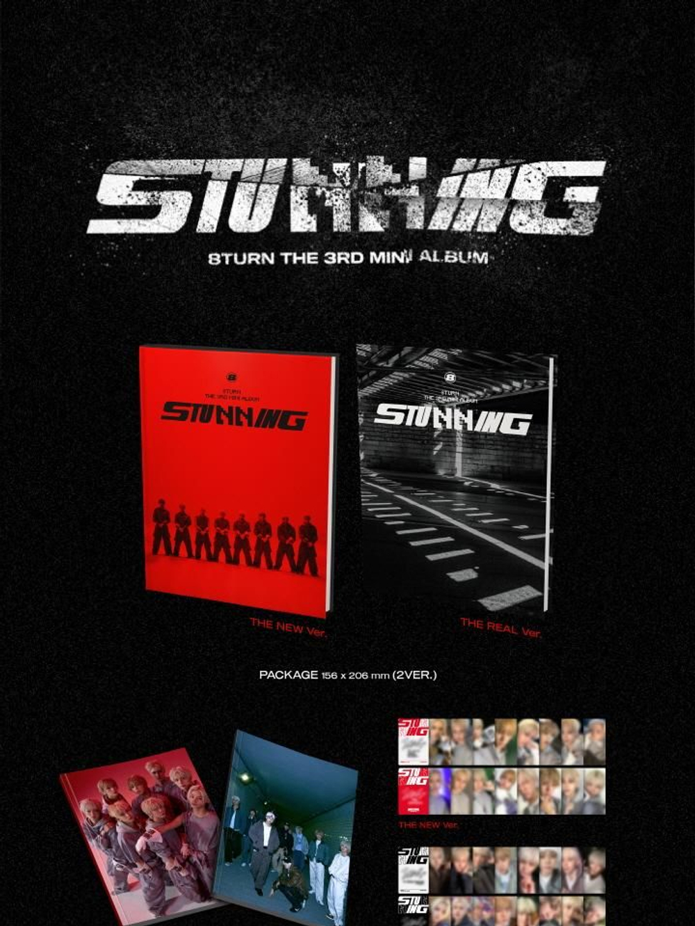 Альбом 8TURN - STUNNIN 3rd Mini Album RANDOM Version