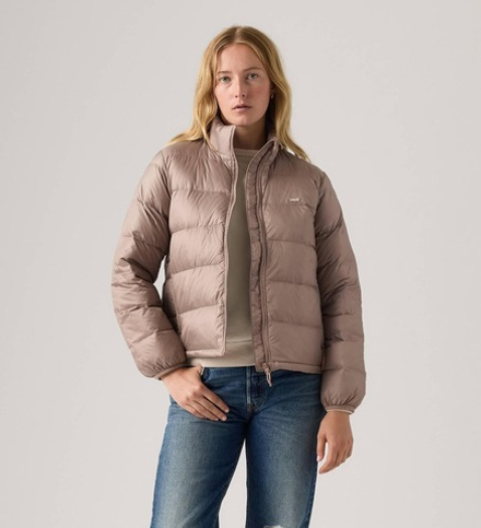 Пуховик женский LEVI'S POLLY PACKABLE DWN JCKT TAUPE GRAY