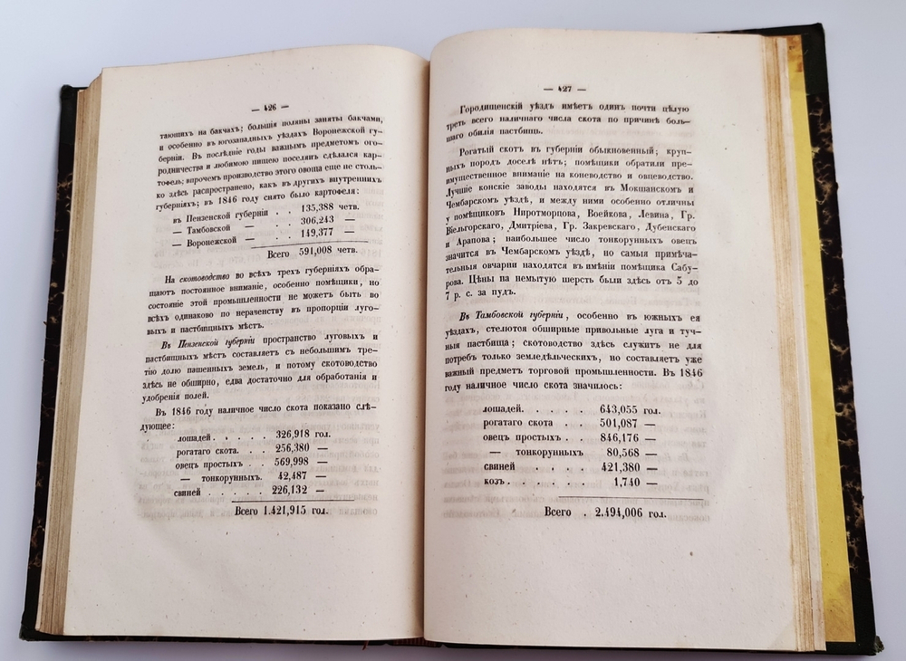 "Статистические очерки России 1848 год". К.И.Арсеньев. 1848 г.