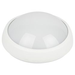 Светильник ЖКХ светодиодный ЭРА SPB-1-08 (W) IP54 8Вт 640Лм 4000К D180 круглый IK08 антивандальный