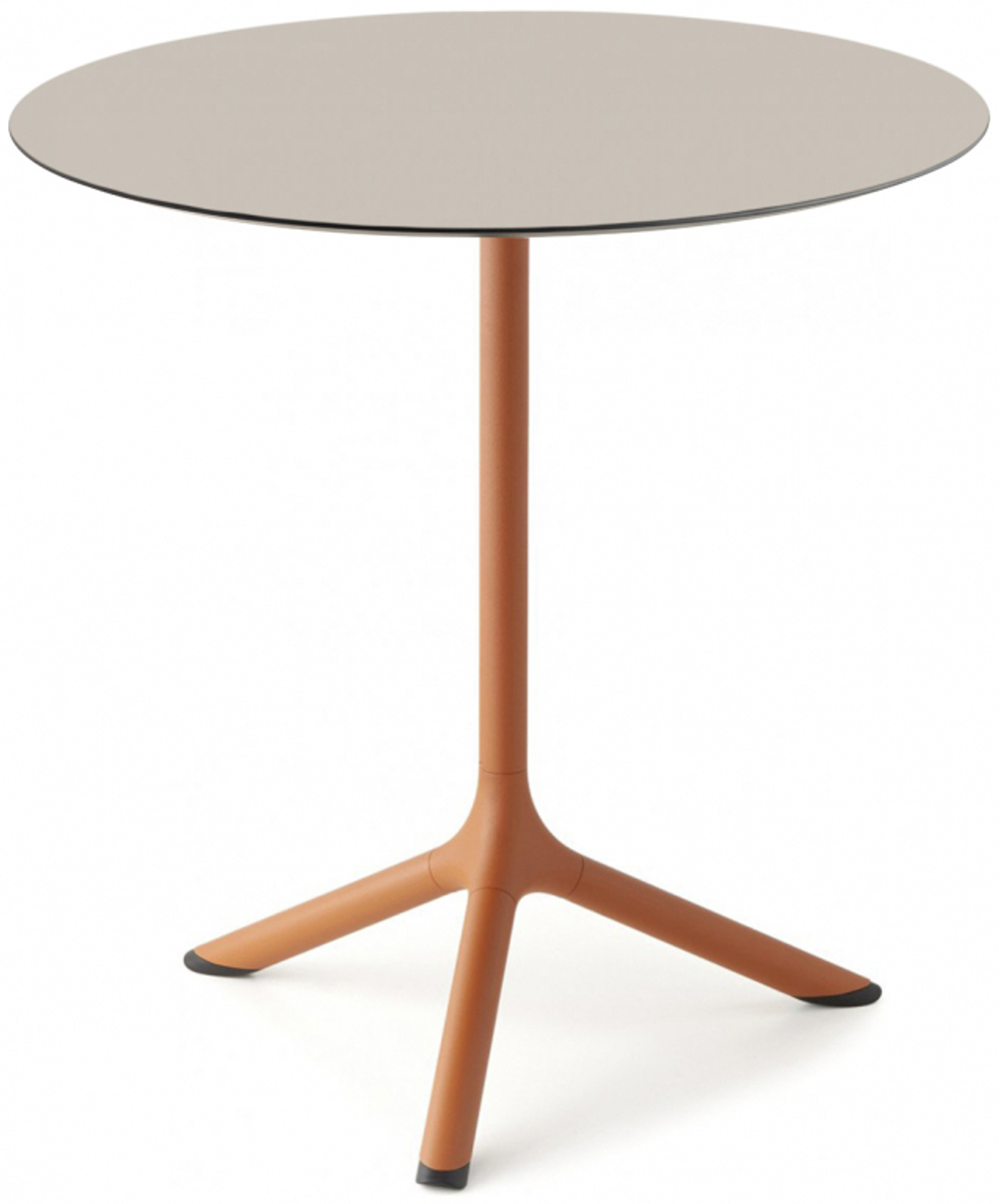 Стол ламинированный обеденный Scab Design Tripe, терракотовый, тортора