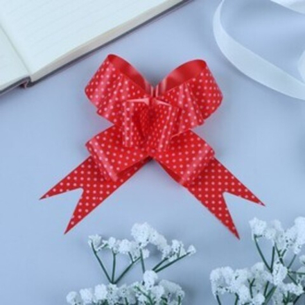 Бант - бабочка No3 красный