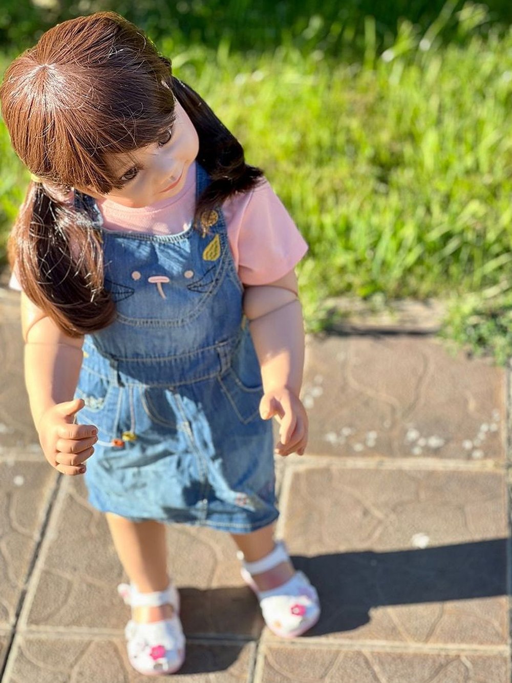 Кукла Реборн ростовая 85см в пакете (FA-257A)