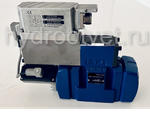 4WRLE10E100LJ-4X/MXY/24A1 - Пропорциональный сервораспределитель с обратной связью по положению золотника и со встроенным усилителем (OBE), Ду10, A1 = ±10 В, номинальный расход 100 л/мин, схема E, каналы управления XY = X и Y внешние