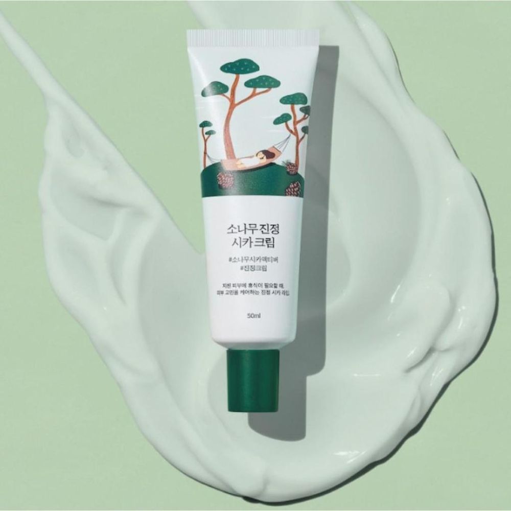Крем с экстрактами сосны и центеллы для проблемной кожи ROUND LAB Pine Calming Cica Cream
