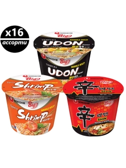 Лапша пшеничная ассорти вкусов 16 шт