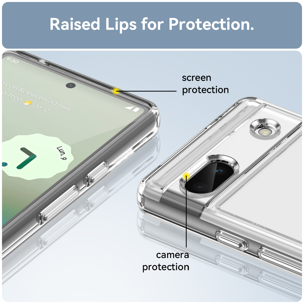 Мягкий защитный чехол с усиленными рамками для Google Pixel 6A, увеличенные защитные свойства