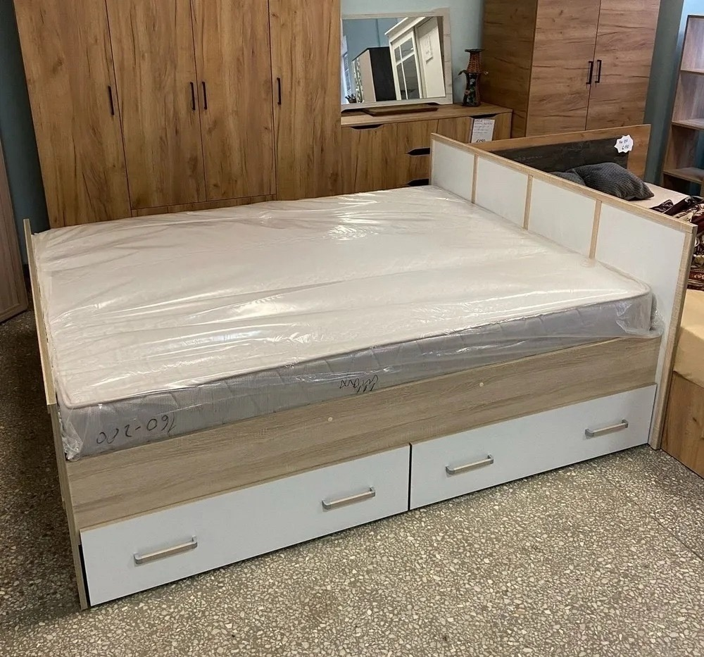 Кровать 160х200 с ящиками Сакура