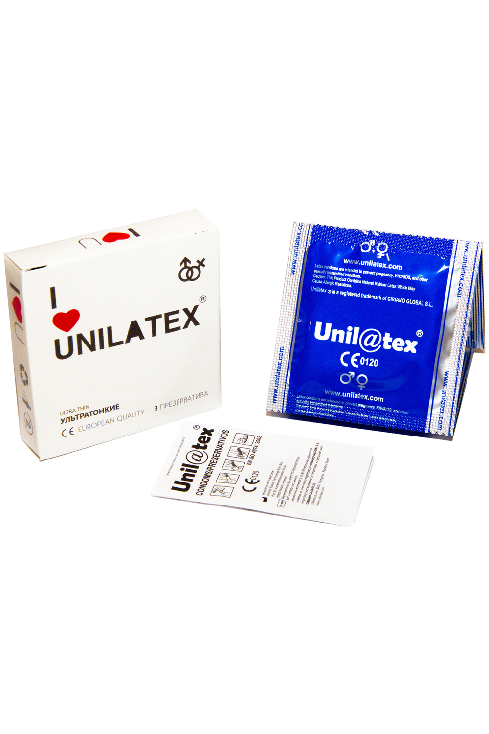 Презервативы Unilatex Natural Ultrathin ультратонкие, 3 шт