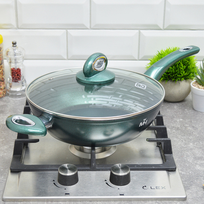 Сковорода-сотейник 28см с алмазным покрытием Diamond "MercuryHaus", MC-1741