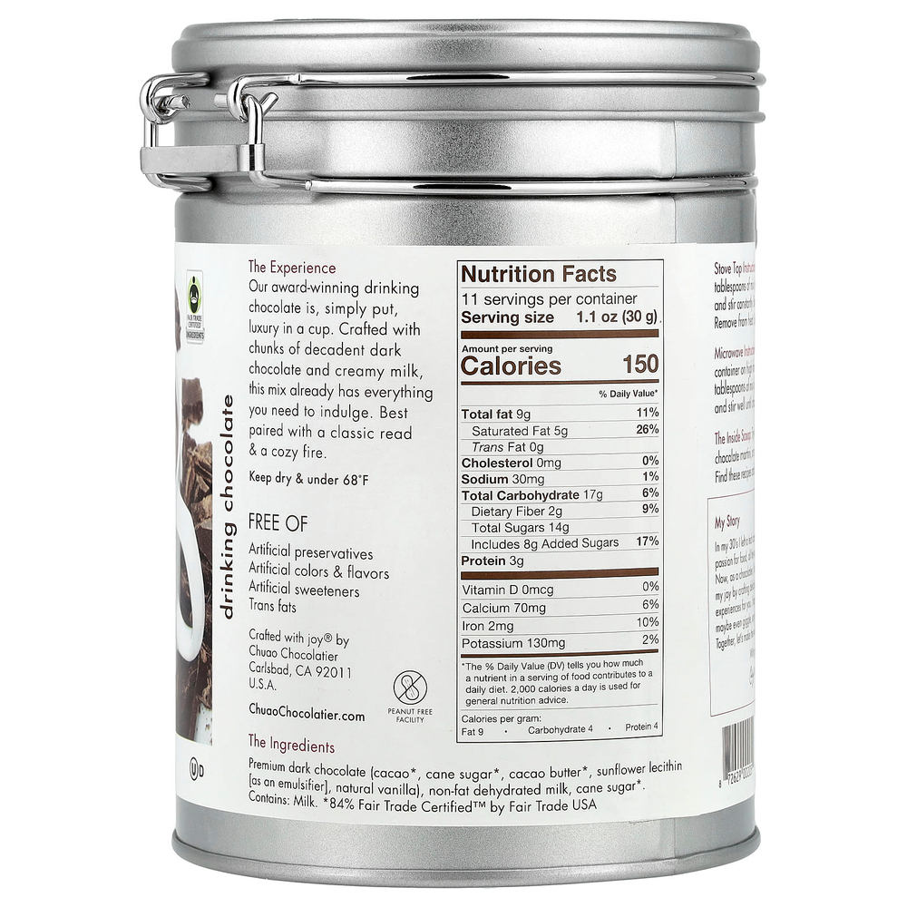 Chuao Chocolatier, Deluxious Dark™, пищевой шоколад, 340 г (12 унций)