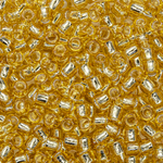 Японский бисер TOHO Round 8/0 (№22), с внутренним серебрением, прозрачный