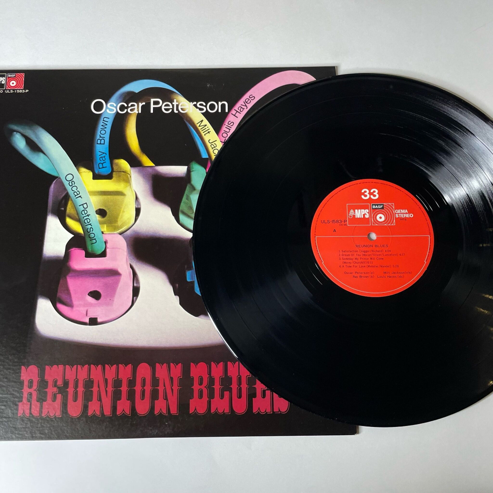 Винтажная виниловая пластинка LP Oscar Peterson Reunion Blues (Japan 1975) (No Obi) Someday My Prince Will Come