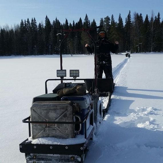 Мотобуксировщик MOTODOG 500 (9 л.с. передний привод)