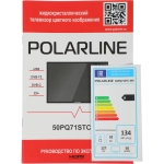 Телевизор PolarLine 50PQ71STC-SM 50" 4K Ultra HD QLED Smart черный/серебристый