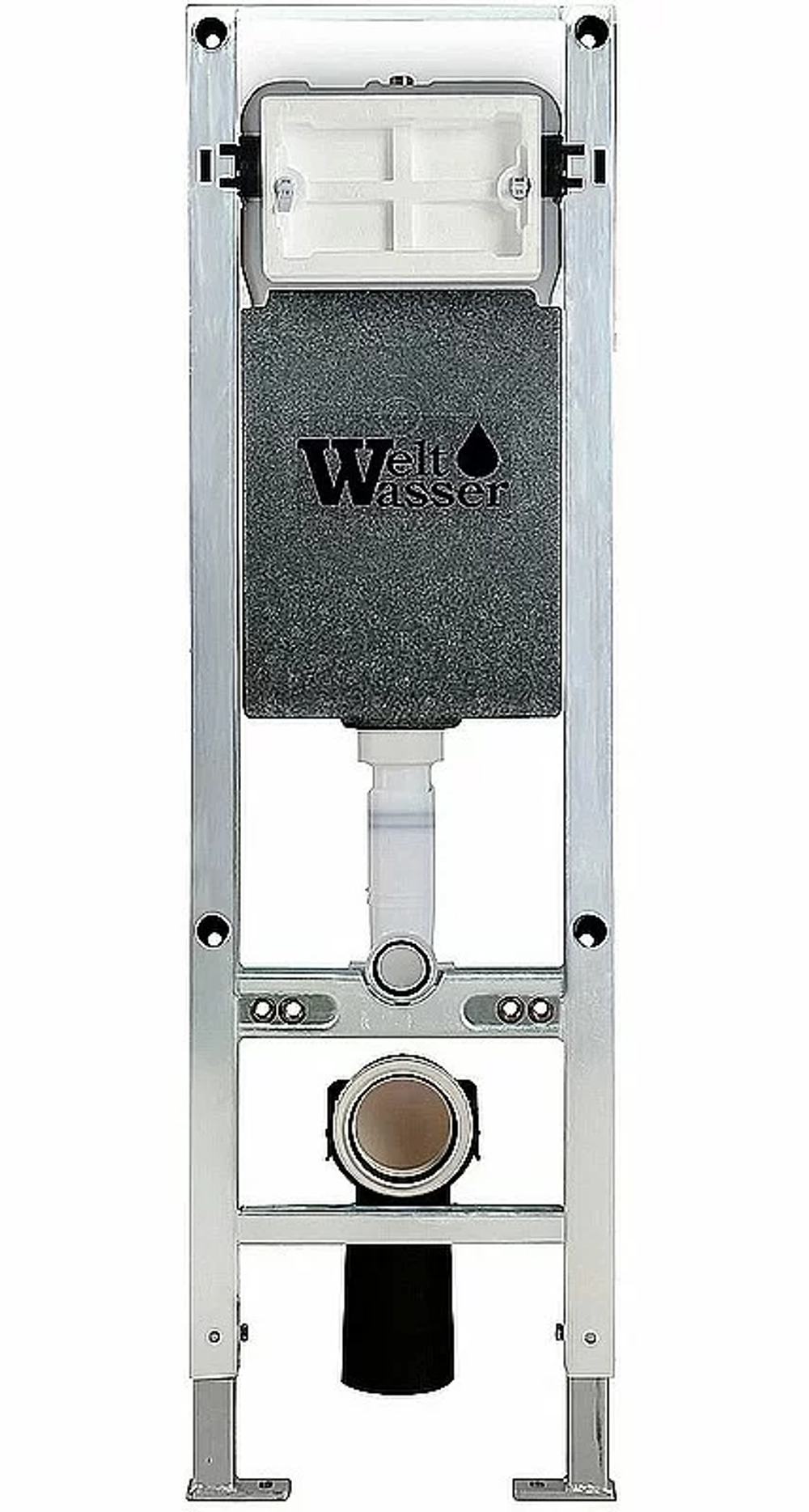 Унитаз с инсталляцией WeltWasser AMBERG 350 ST + ERLENBACH 004 GL-WT + AMBERG RD-MT CR