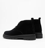 Ботинки женские натуральная кожа с байкой, черные