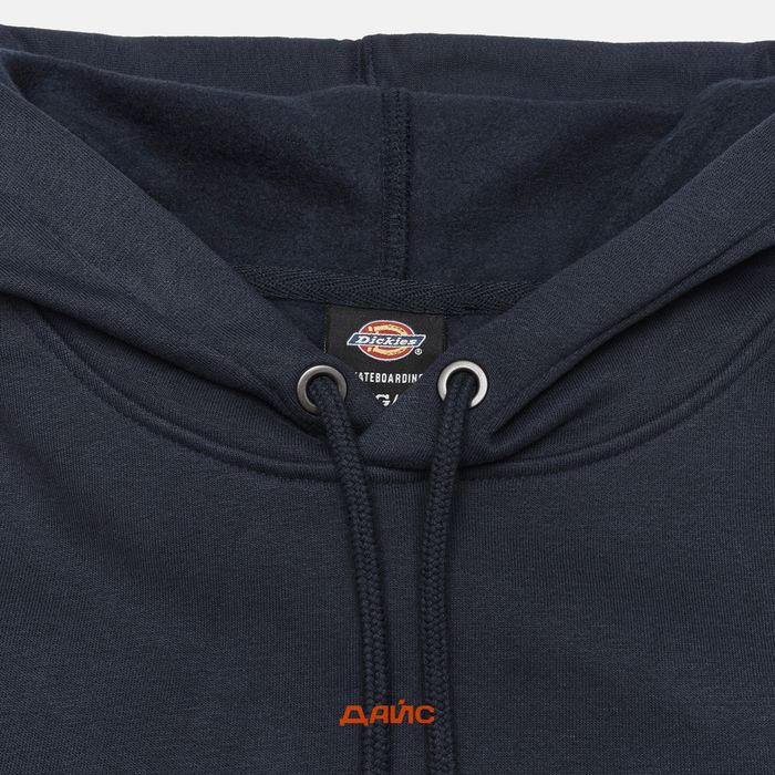 Толстовка мужская Dickies Skateboarding Logo Hoodie артикул:TWSK0_blue - купить в магазине Дайс