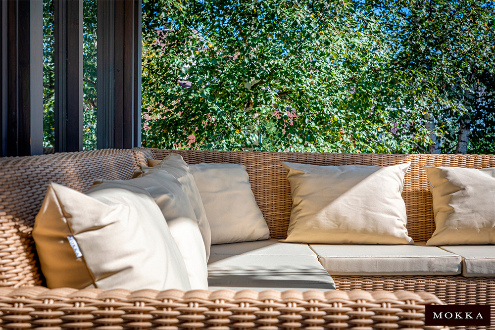 MOKKA BELLA диван угловой, соломенный