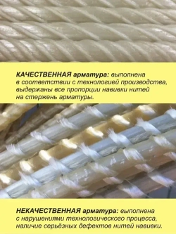 Арматура стеклопластиковая d-8мм (50м) композитная