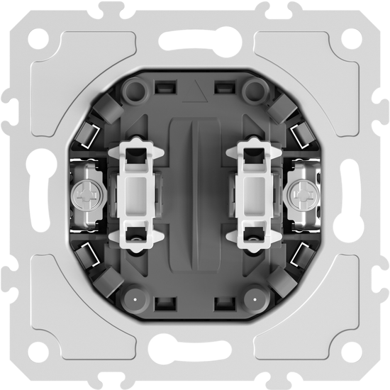 Механизм кнопки звонка 2-х клавишный,  10 A 250 В~,  серия DB